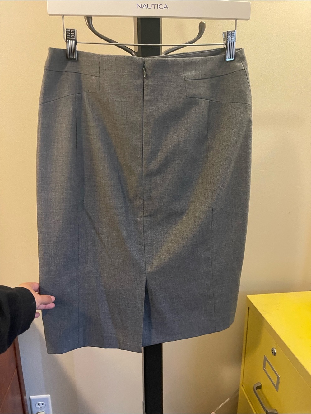 Ann Taylor Gray Pencil Skirt